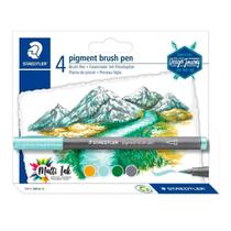 Kit Canetas Journey Pigment Com 4Und Lake Colours Staedtler