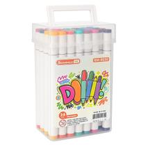 Kit Canetas Marca Texto Pintura Hidrocor 24 Cores 2 Pontas