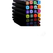 Kit Canetas Marca Texto Pintura Hidrocor 36 Cores 2 Pontas