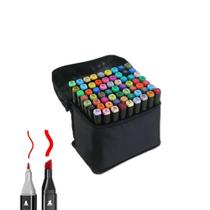 Kit canetas touch 24 cores estojo