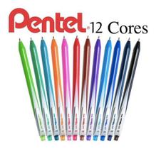 Kit Canetas Wave 0.7mm Pentel com 12 cores