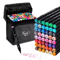 Kit Canetinhas Marcadoras C Ponta Dupla Bobbie Goods 48 CORES Touch Marker