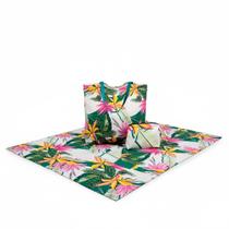 Kit Canga Praia + Bolsa Eco Bag + Necessaire Feminina Verão Estampada Moda Praia 5 Estampas Estampa:Flores do Campo Kit Canga Praia + Bolsa Eco Bag + Necessaire Feminina Verão Estampada Moda Praia 5 Estampas Estampa:Flores do Campo
