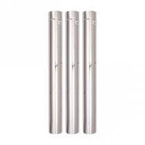 Kit Cano Chaminé Inox 120mm x 1m x 3un + Chapéu Sputiniki Kit Cano Chaminé Inox 120mm x 1m x 3un + Chapéu Sputiniki