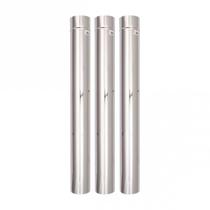 Kit Cano Chaminé Inox 150mm + Joelho 90º 150mm + Sputinik Kit Cano Chaminé Inox 150mm + Joelho 90º 150mm + Sputinik