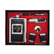 Kit Cantil Porta Bebida Canivete Abridor Funil Bolsa Design Sofisticado E Elegante DY8834 Kit Cantil Porta Bebida Canivete Abridor Funil Bolsa Design Sofisticado E Elegante DY8834