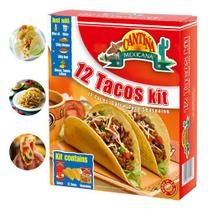 Kit Cantina Mexicana Com 12 Tacos + Salsa + Tempero