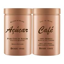 Kit Cantinho Do Café Potes Café E Açúcar 1,5 litro Colors