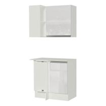 Kit Canto Madesa Smart 2 Portas E Nicho