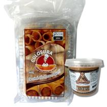 Kit Canudinhos Crocantes e Doce de Leite Cremoso pra recheio