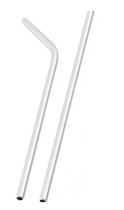 Kit Canudo em Aço Inox Água Suco Drink