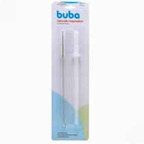 Kit Canudo Em Silicone e Escova Para Garrafinha 13786 - BUBA Kit Canudo Em Silicone e Escova Para Garrafinha 13786 - BUBA