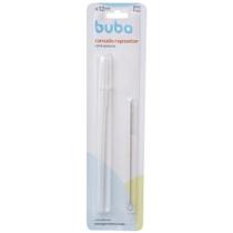 Kit Canudo Repositor e Escova Para Garrafinha Fresh Buba