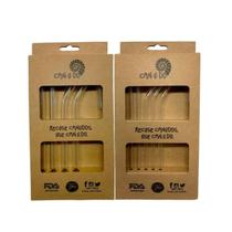 Kit Canudos de Vidro Reutilizáveis - 6mm e 12mm