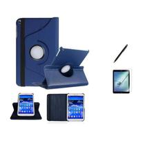 Kit Capa 360 Novo Galaxy Tab S6 Lite P615 / Caneta + Pel Vidro (Azul Escuro)