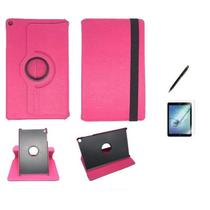 Kit Capa 360 Novo Galaxy Tab S6 Lite P615 / Caneta + Pel Vidro (Rosa)