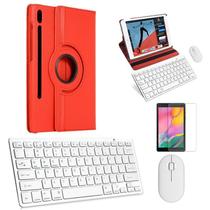 Kit Capa 360 Vermelho / Teclado e Mouse branco e Película para Galaxy Tab S7 T870/T875 11" Kit Capa 360 Vermelho / Teclado e Mouse branco e Película para Galaxy Tab S7 T870/T875 11"