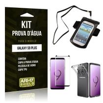 Kit Capa à Prova D'água Galaxy S9 Plus Prova Dágua + Película + Capa - Armyshield