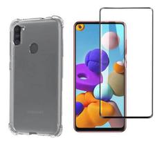 Kit Capa Anti Impacto E Película 3D Para Galaxy A11