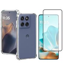 Kit Capa Anti Impacto e Película de Vidro 3D Para Moto Edge 60 Fusion Kit Capa Anti Impacto e Película de Vidro 3D Para Moto Edge 60 Fusion