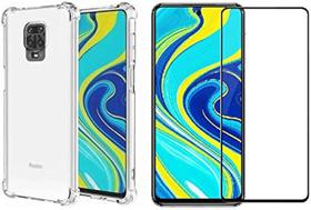Kit Capa Anti Impacto e Película de Vidro 3D para Xiaomi Redmi Note 9S Kit Capa Anti Impacto e Película de Vidro 3D para Xiaomi Redmi Note 9S