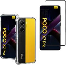 Kit Capa Anti Impacto e Película Para Xiaomi Poco X7 Pro
