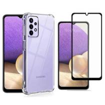 Kit Capa Anti Impacto e Película Vidro 3D Temperado para Samsung Galaxy A32 4G Kit Capa Anti Impacto e Película Vidro 3D Temperado para Samsung Galaxy A32 4G