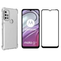 Kit Capa Anti Impacto p/ Moto G20 + Película de Vidro 3D