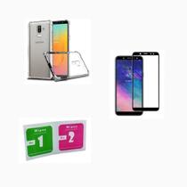 Kit Capa Anti Impacto Para Galaxy J8 + 2 Pel. De Vidro 3D