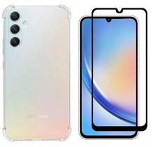 Kit Capa Anti-Impacto + Película 3D Para Galaxy A34