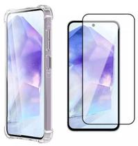 Kit Capa Anti-Impacto + Película 3D Para Galaxy A55