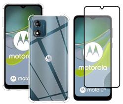 Kit Capa Anti-Impacto + Película 3D Para Moto E13