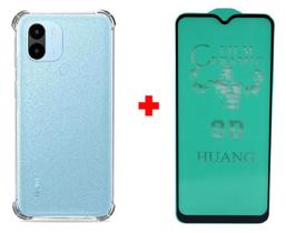 Kit Capa Anti Impacto+ Pelicula Ceramica Para Redmi A2+ Plus