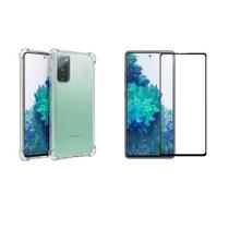 Kit Capa Anti Impacto + Pelicula De Vidro para Samsung Galaxy S20 Fe