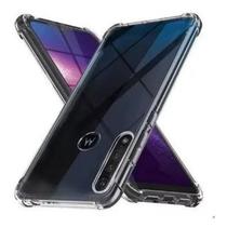Kit Capa Anti Impacto + Película Vidro Temperado Moto G8 Play