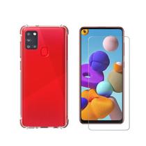 Kit Capa Anti Impacto Samsung Galaxy A21s + Película Vidro 3D Kit Capa Anti Impacto Samsung Galaxy A21s + Película Vidro 3D