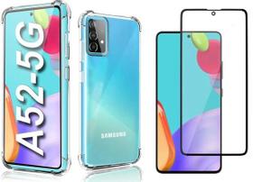 Kit Capa Anti Impacto Samsung Galaxy A52 + Película Vidro 3D