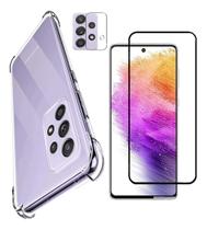 Kit Capa Anti Impacto Samsung Galaxy A53 5G + Película Vidro + Película para Camera Kit Capa Anti Impacto Samsung Galaxy A53 5G + Película Vidro + Película para Camera