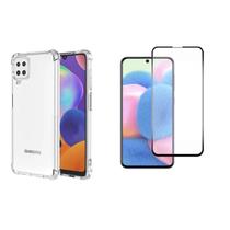 Kit Capa Anti Impacto Samsung Galaxy M32 + Película Vidro 3D Kit Capa Anti Impacto Samsung Galaxy M32 + Película Vidro 3D