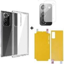 Kit Capa Anti Impacto Samsung Galaxy Note 10 Lite + Película Vidro + Película para Camera