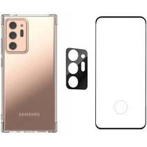 Kit Capa Anti Impacto Samsung Galaxy Note 20 + Película Vidro + Película para Camera