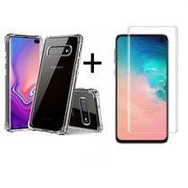 Kit Capa Anti Impacto Samsung Galaxy S10e + Película Vidro 3D Kit Capa Anti Impacto Samsung Galaxy S10e + Película Vidro 3D