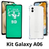 Kit Capa Anti Impactos + Película de Cerâmica para Samsung Galaxy A06 Kit Capa Anti Impactos + Película de Cerâmica para Samsung Galaxy A06