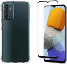 Kit Capa Anti Impactos Transparente + Película de Vidro 3D Samsung Galaxy M23 - Hrebos