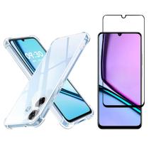Kit Capa Anti-Shock + Película De Vidro 3D Para Realme Note 60 4G Kit Capa Anti-Shock + Película De Vidro 3D Para Realme Note 60 4G