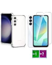 Kit Capa Antichoque + Película 3D Vidro Temperado Galaxy A16 Proteção Completa