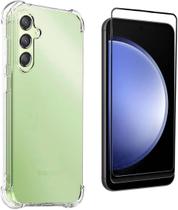 Kit Capa Antiqueda para Galaxy S23 Fe mais Película 5D Ceramica Proteção Tela Inteira Kit Capa Antiqueda para Galaxy S23 Fe mais Película 5D Ceramica Proteção Tela Inteira