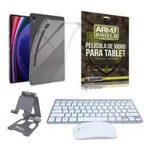 Kit Capa Antishock Para Galaxy Tab S9 11 + Teclado E Mouse
