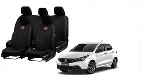 Kit Capa Argo 17-23 Couro Proteção Sujeira e Rasgo