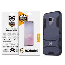 Kit Capa Armor e Película Nano Gel Dupla Galaxy S9